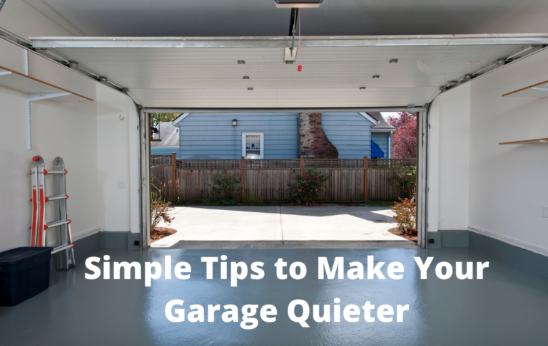 garage door noise reduction